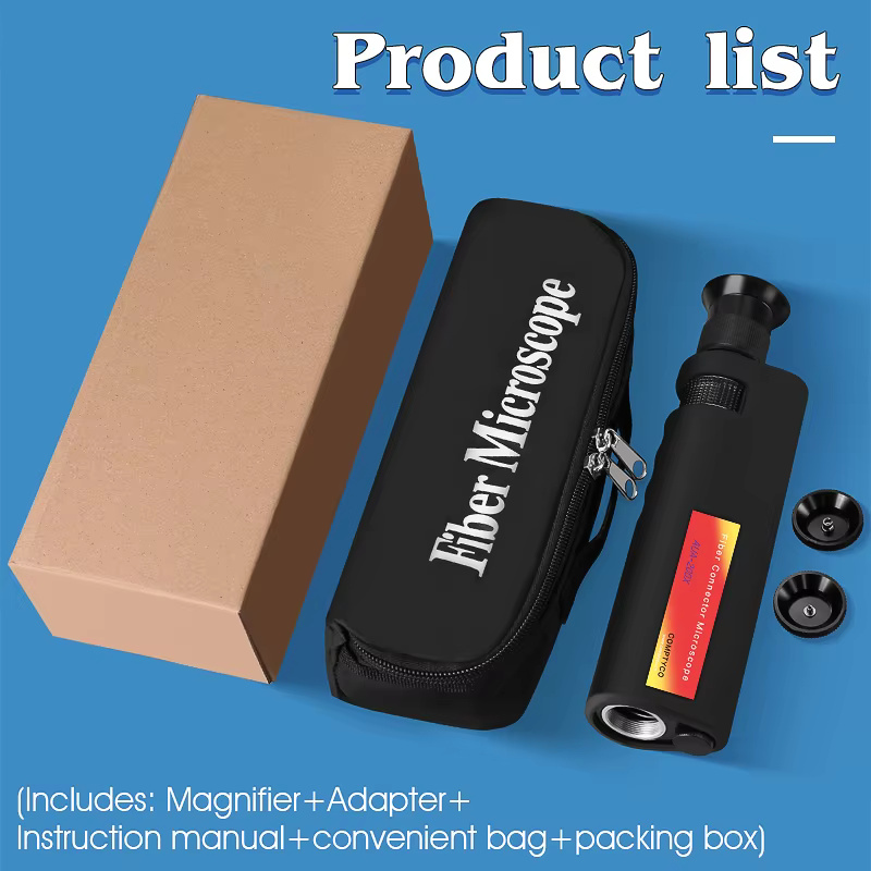 COMPTYCO AUA-200X fiber end face magnifier fiber optic inspection instrument SC/FC/ST/LC interface Fiber Optic Microscope