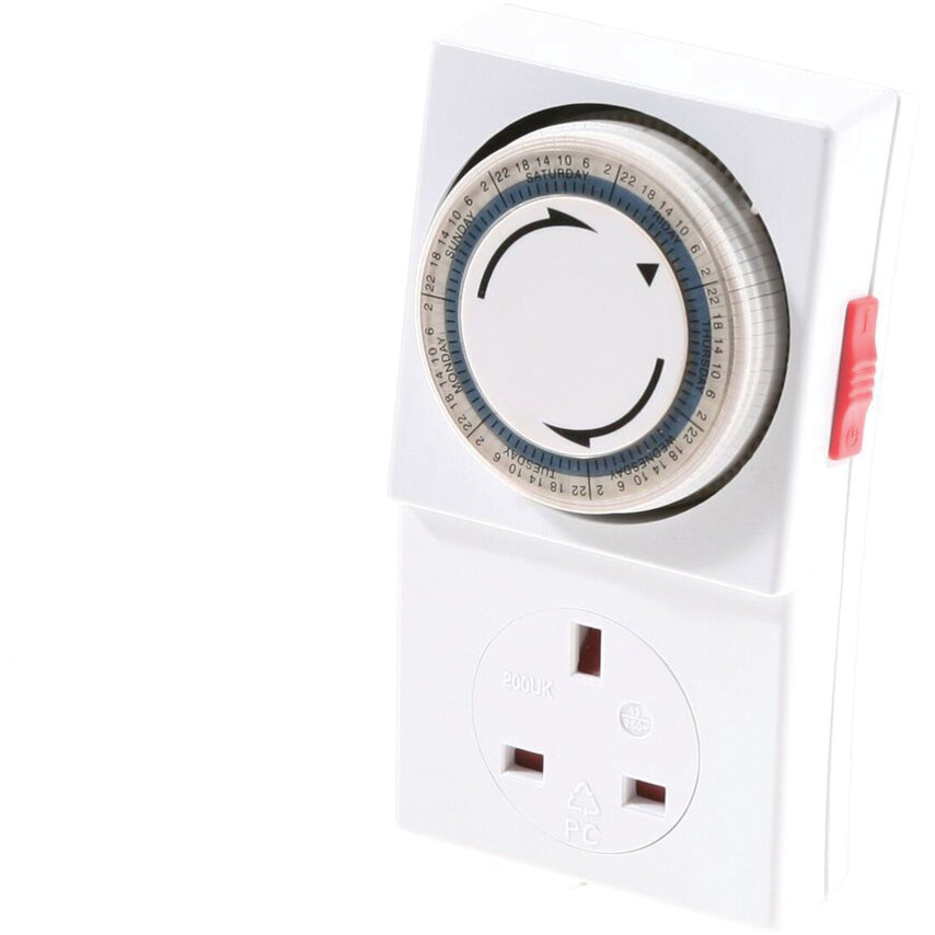 Timer, Plug-In, 7-Day Mechanical