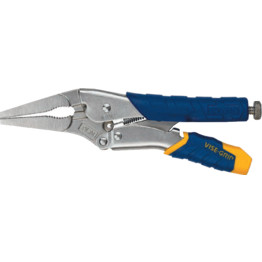 Fast Release Long Nose Locking Pliers with Wire Cutter