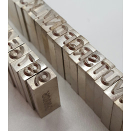 Marking Sets Interchangeable Type W/O Hand Holder - Alphanumeric