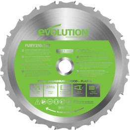 FURY® 185mm Replacment Multipurpose Tungsten Carbide Tipped Blades With Evolution RAGE® Technology.