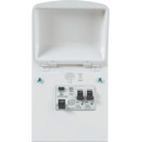 K6551SRPMET 4-WAY METAL CONSUMER UNIT + 63AMP RCD & 1 x MCB