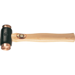 04-312 38mm Copper Soft Faced Hammer with Wood Handle