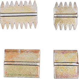 1" WIDE PLAIN EDGE SCUTCH DROVE - Pack of 25