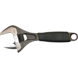 Adjustable Spanner, Steel, 8in./218mm Length, 38mm Jaw Capacity