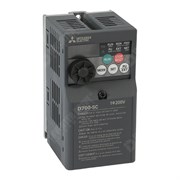 Mitsubishi D710W 0.18kW 115V 1ph to 230V 3ph AC Inverter Drive, No Filter FR-D710W-0.2K  (219060)
