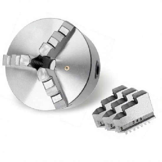 GK12 series steel body 3-jaw self-centering chuck